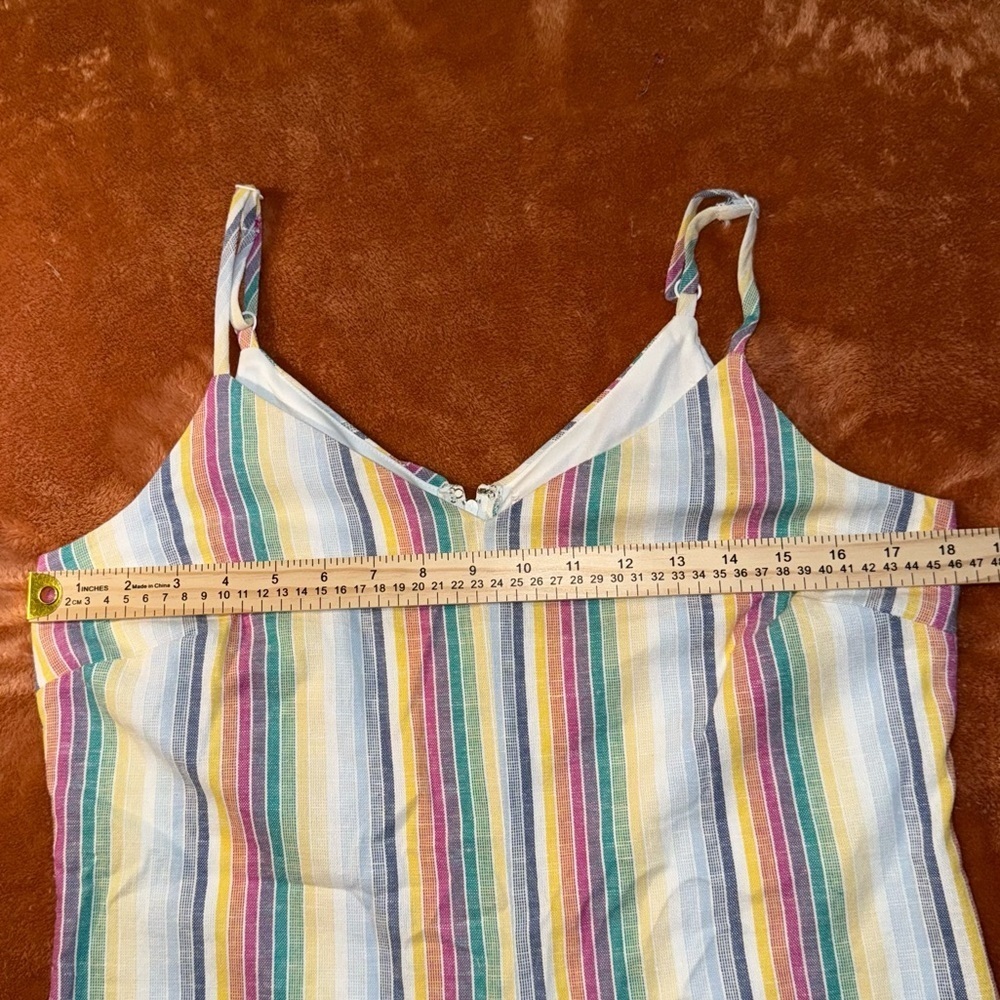 Jude Connally Multicolor Striped Women's Romper Size Medium - Picture 9 of 9